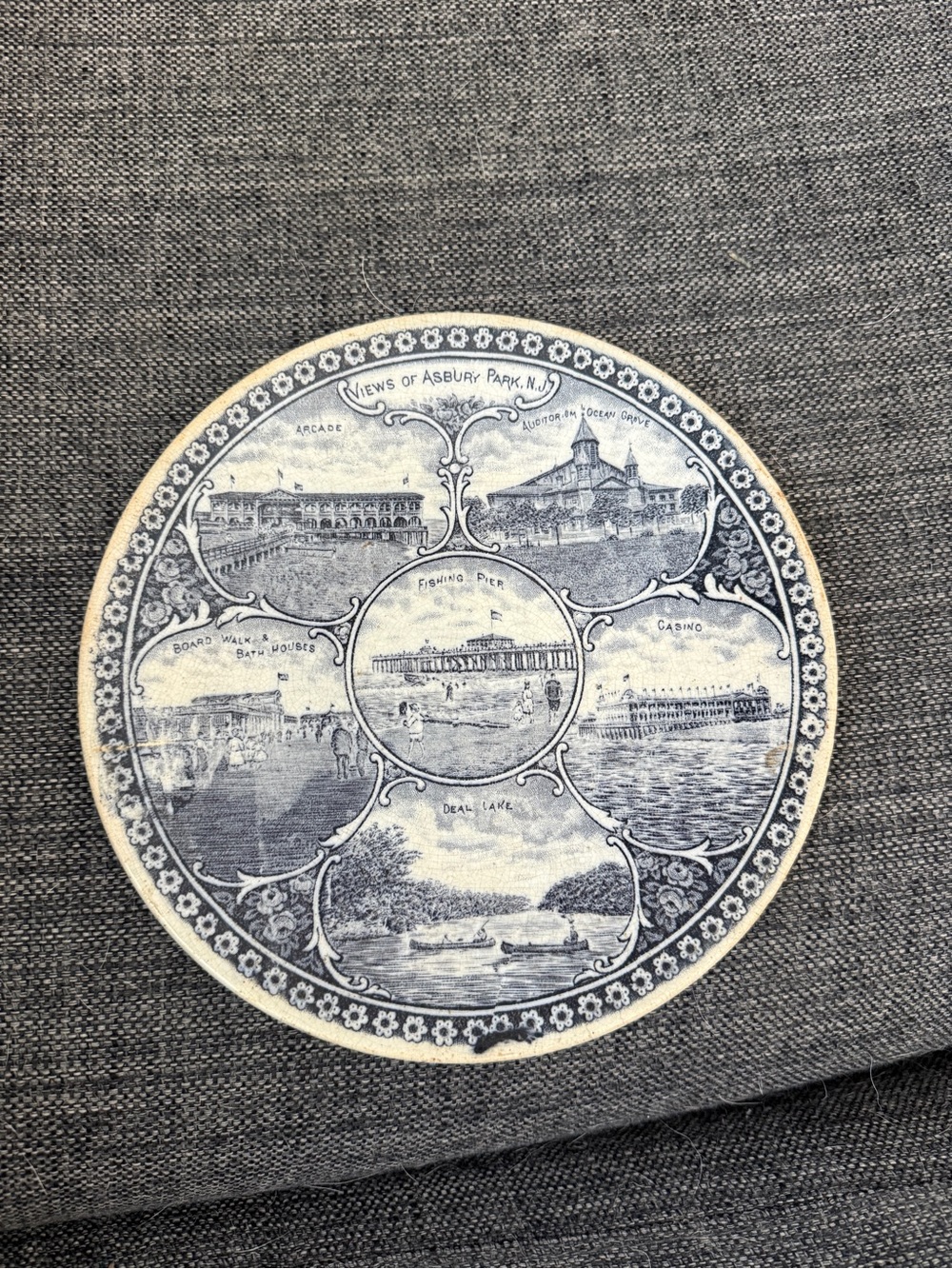The Rowland Staffordshire EnglandScenic Plate - Home Art Asbury Park New Jersey